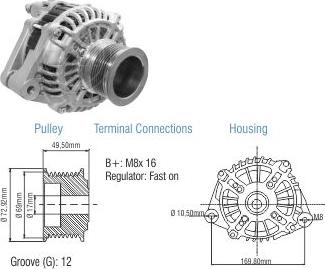 ZM ZM 90.301.01 - Генератор autospares.lv