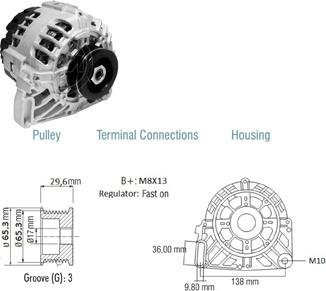 ZM ZM 90.203.01 - Генератор autospares.lv