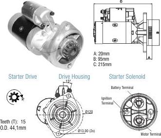 ZM ZM 80.680.01 - Стартер autospares.lv