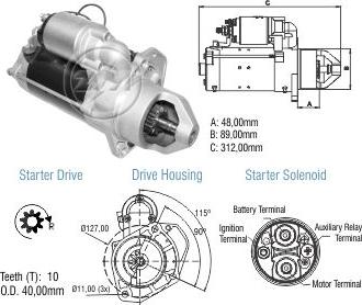 ZM ZM 80.130.08 - Стартер autospares.lv