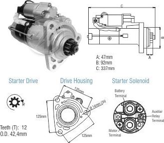 ZM ZM 80.840.01 - Стартер autospares.lv