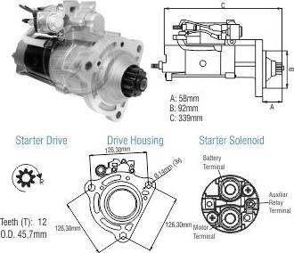 ZM ZM 80.840.02 - Стартер autospares.lv