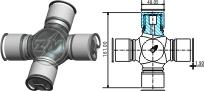 ZM ZM 35.001.17 - Карданный шарнир с крестовиной autospares.lv