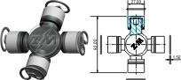 ZM ZM 35.001.22 - Карданный шарнир с крестовиной autospares.lv