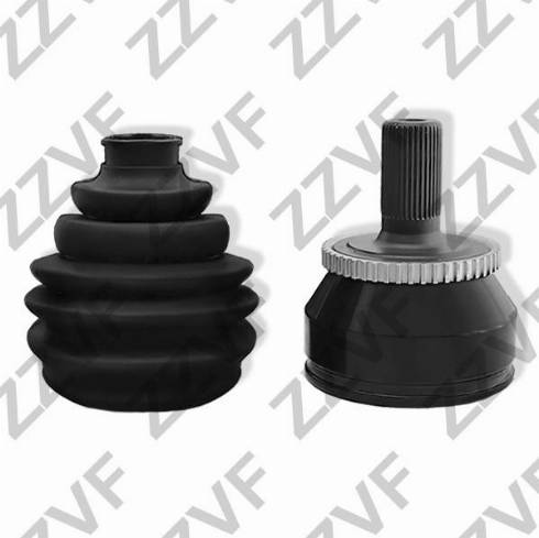 ZZVF ZV3802LN2 - Шарнирный комплект, ШРУС, приводной вал autospares.lv