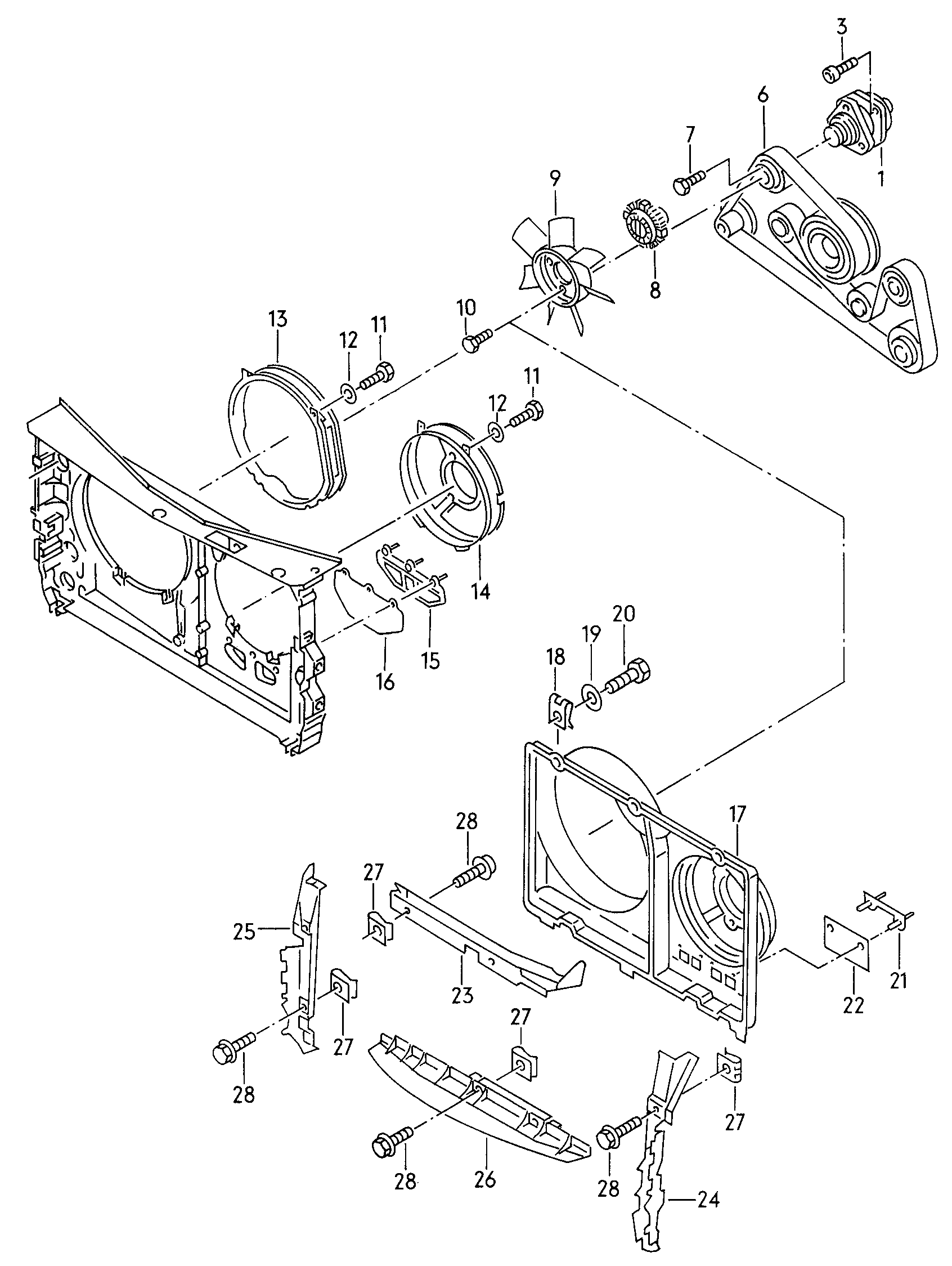 VAG 077121302E - Сцепление, вентилятор радиатора autospares.lv