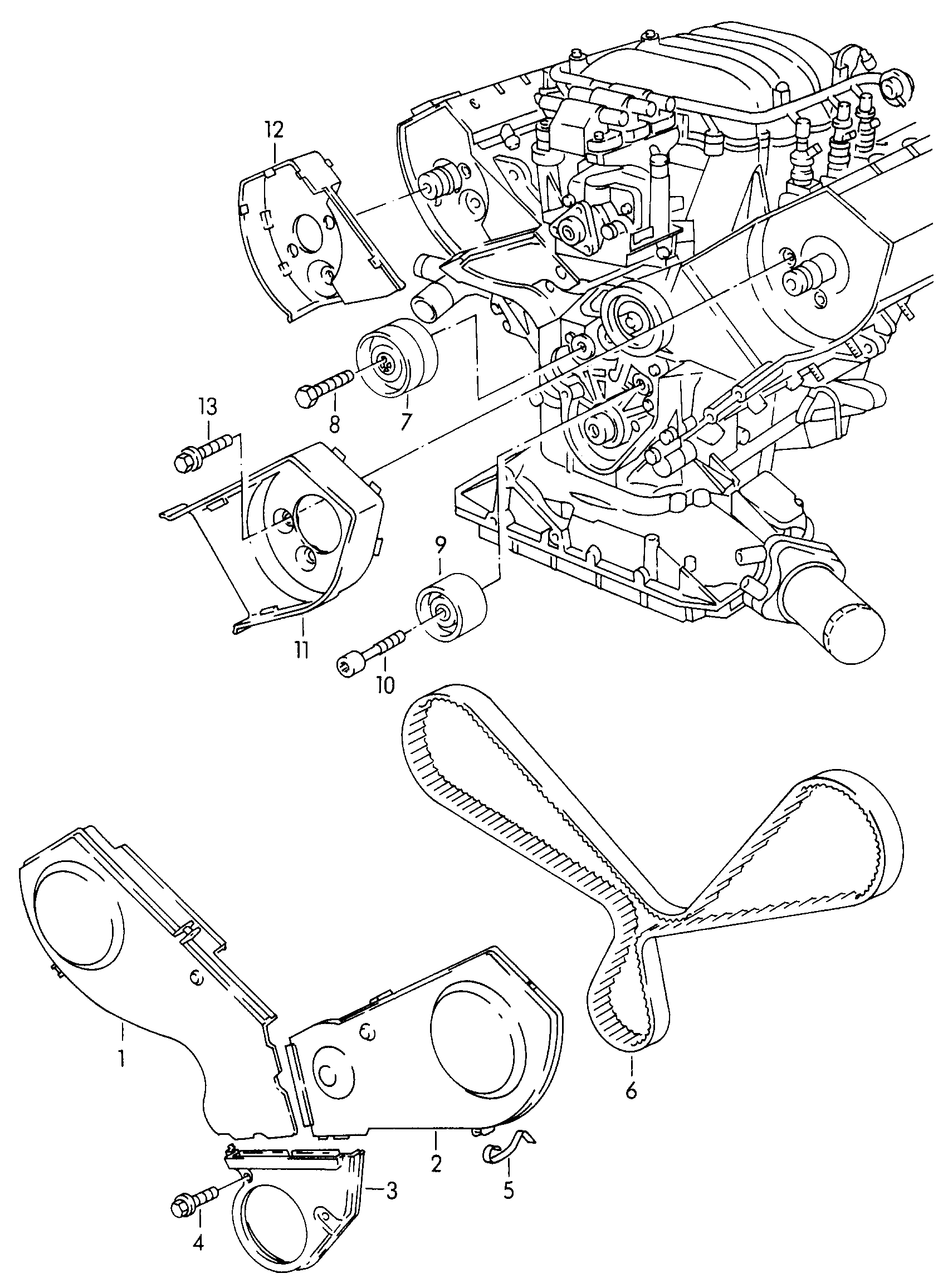 AUDI 078 109 244 G - Направляющий ролик, зубчатый ремень ГРМ autospares.lv