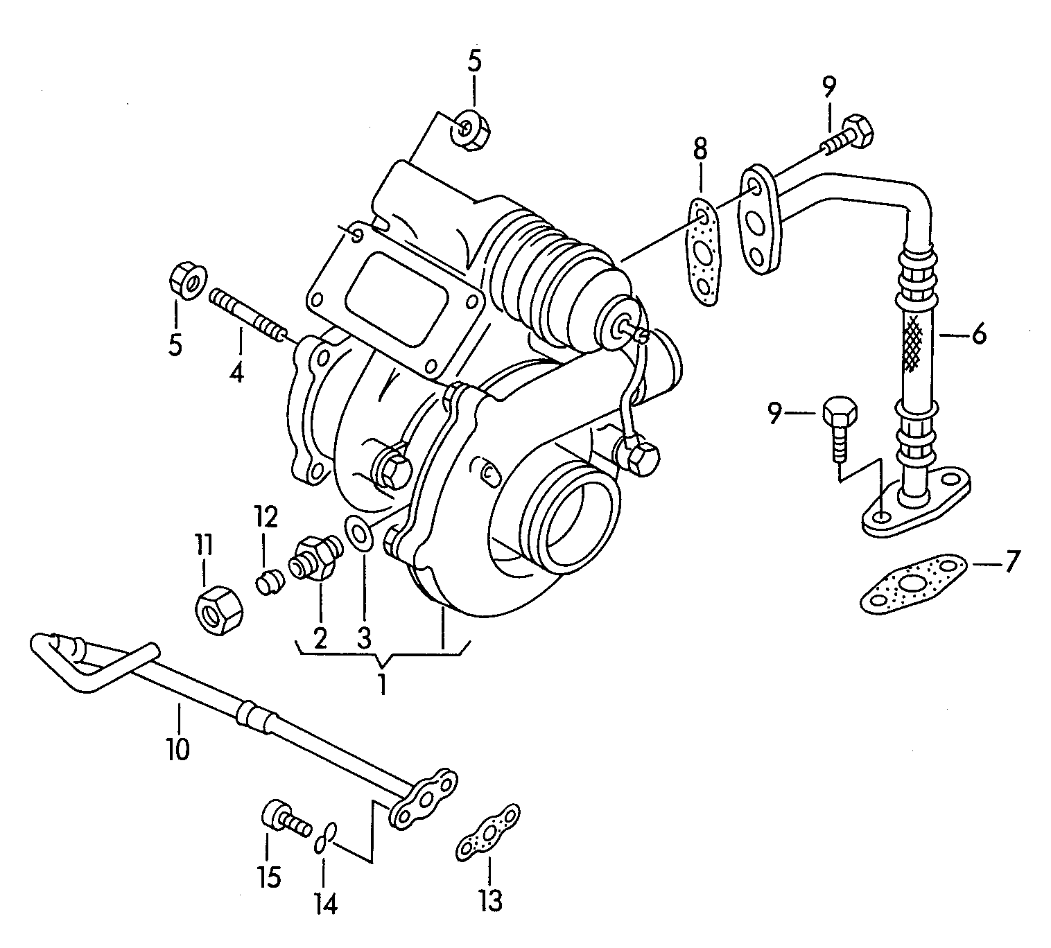 AUDI 046145703G - Турбина, компрессор autospares.lv