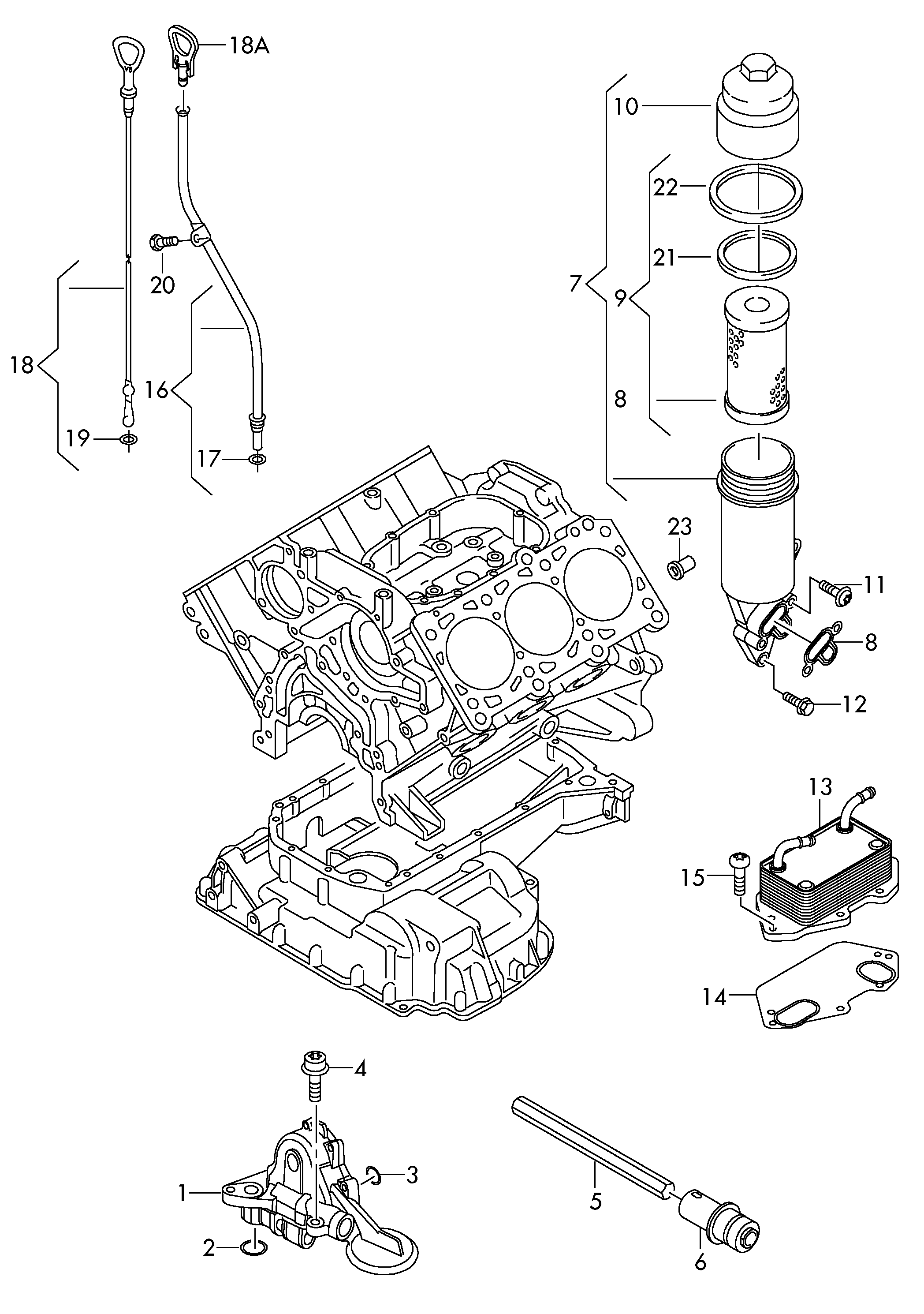 Seat 06E115405C - Корпус, масляный фильтр autospares.lv