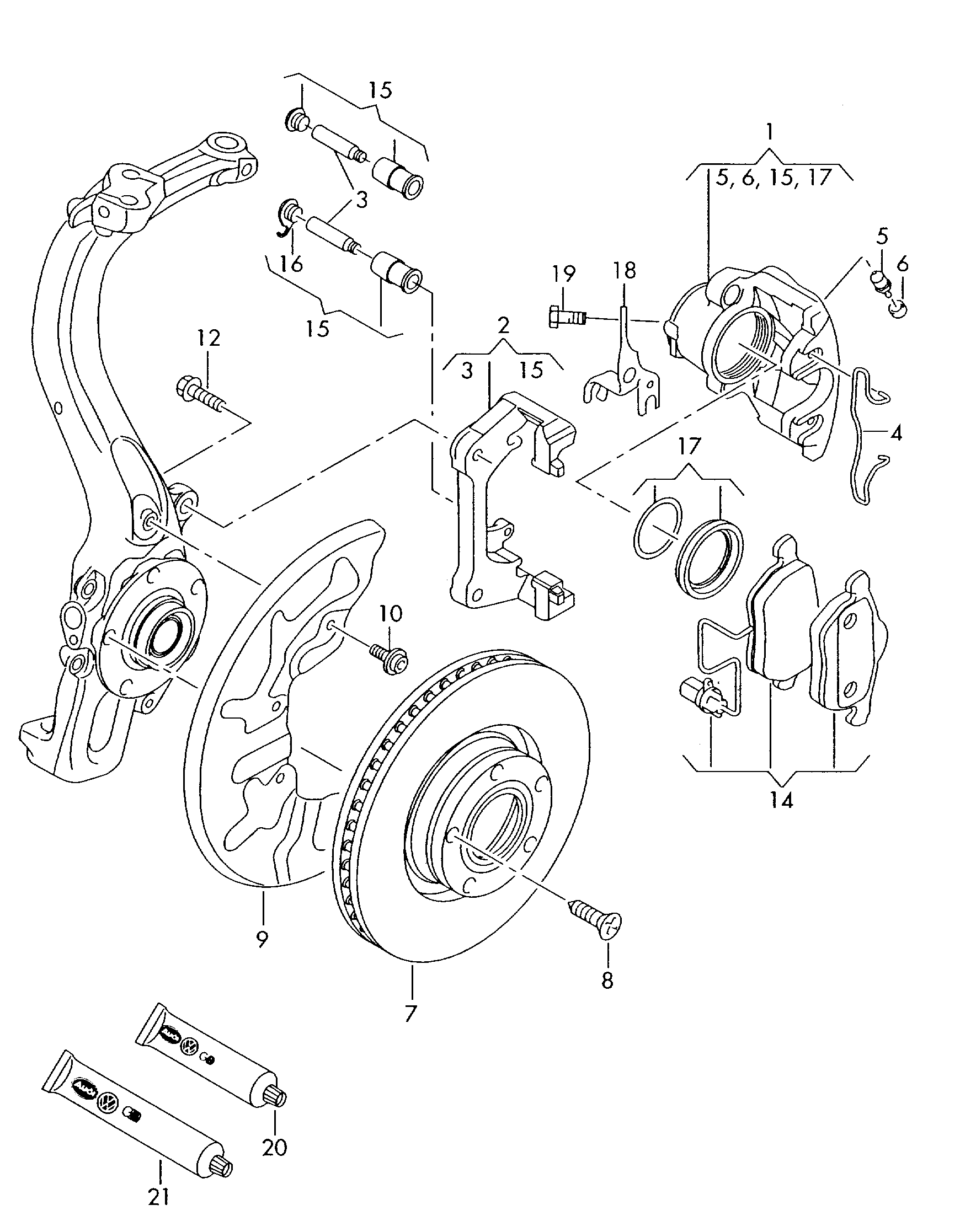 AUDI 8E0615301R - Тормозной диск autospares.lv