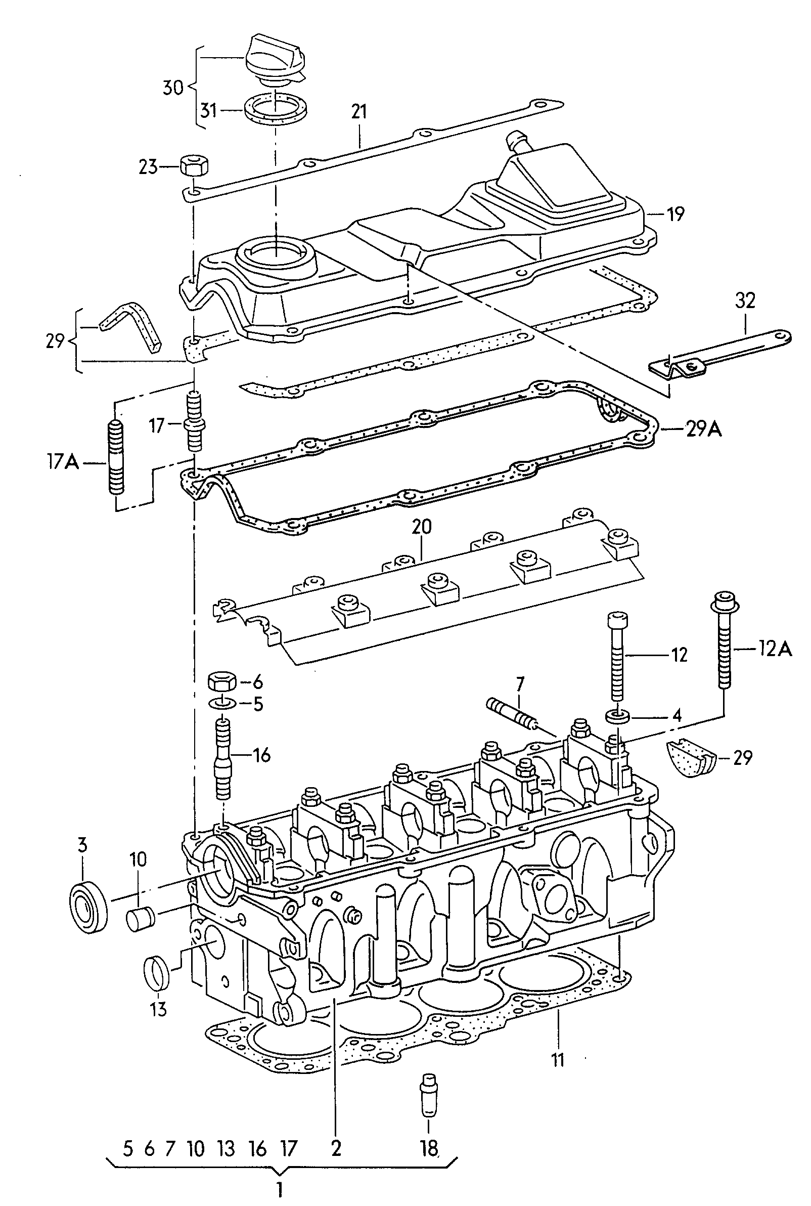 Skoda N 104 191 01 - Threaded pin autospares.lv