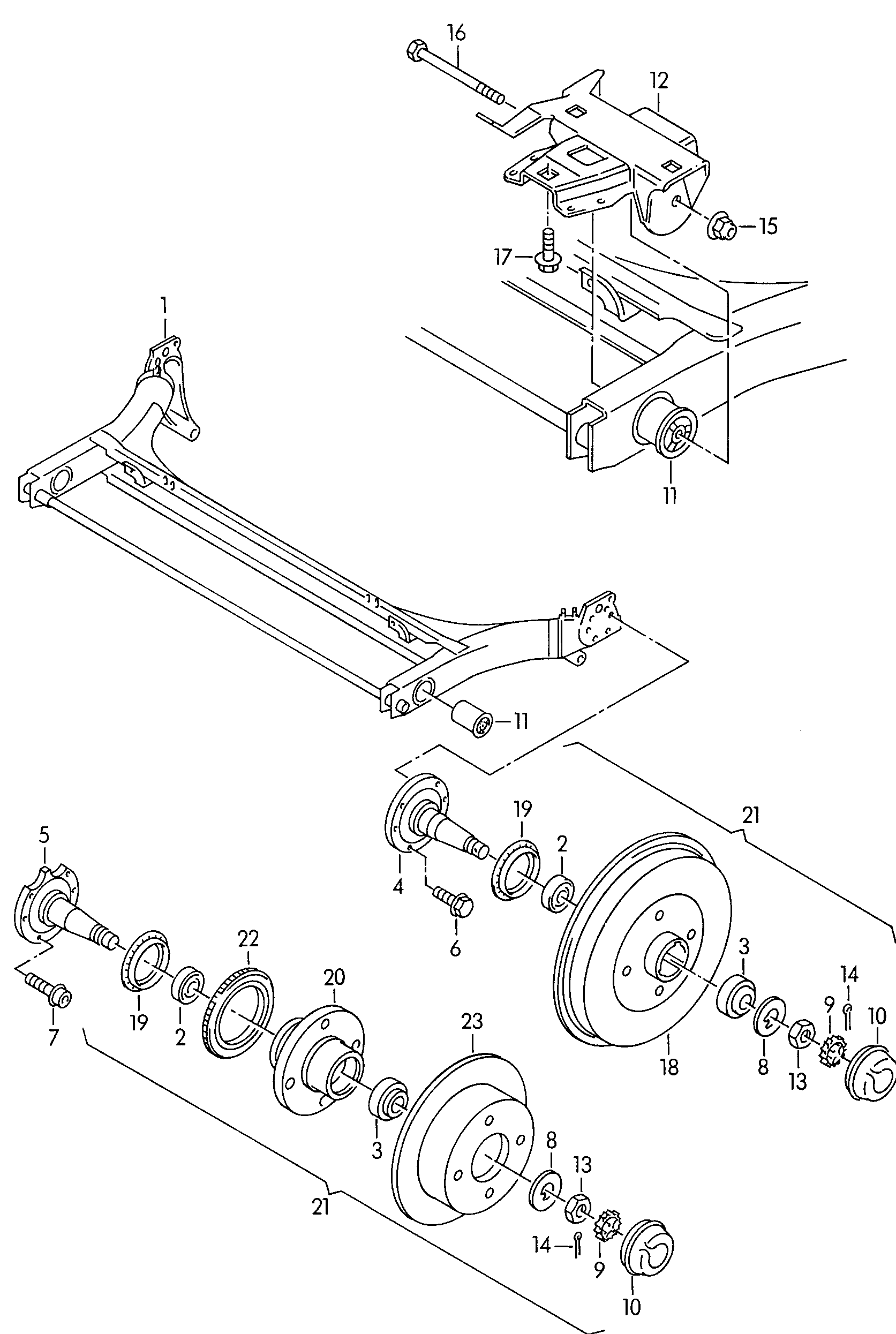 VAG N  0125361 - Подшипник ступицы колеса, комплект autospares.lv