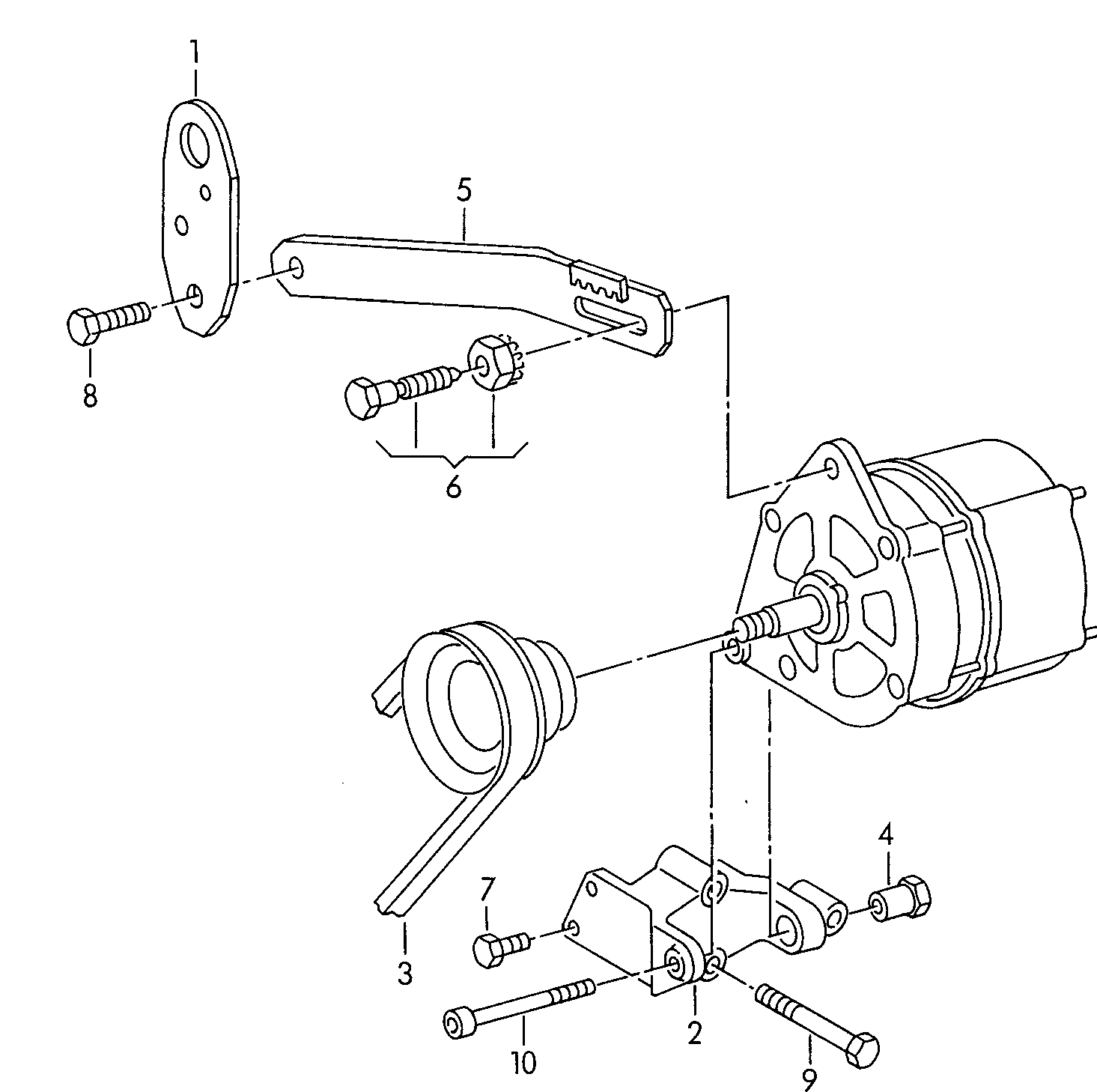 VW N   900 744 04 - Комплект зубчатого ремня ГРМ autospares.lv