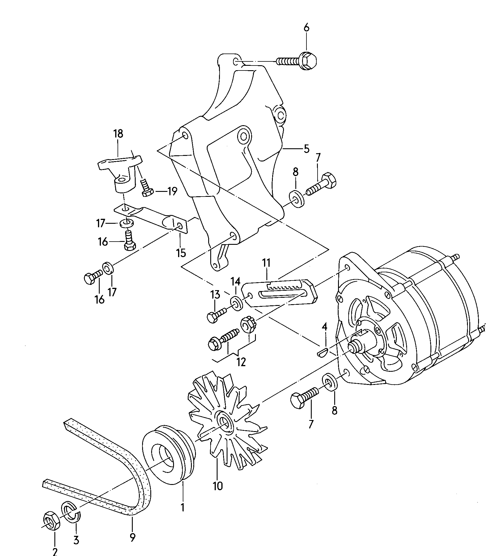 VW N 011 164 17 - Гайка autospares.lv