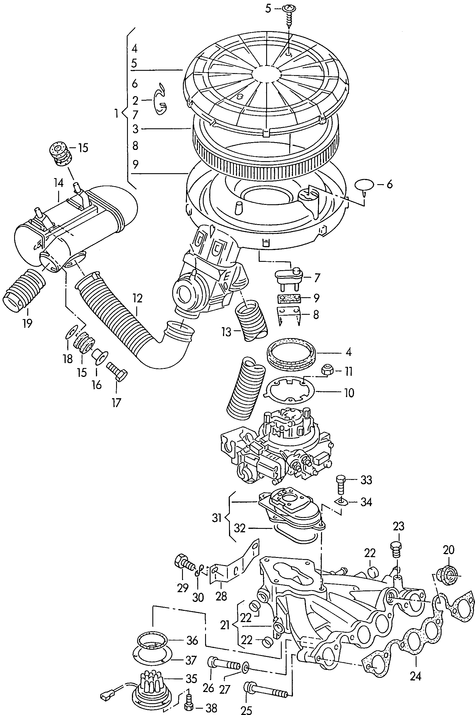 VW N 011 558 13 - Комплект зубчатого ремня ГРМ autospares.lv