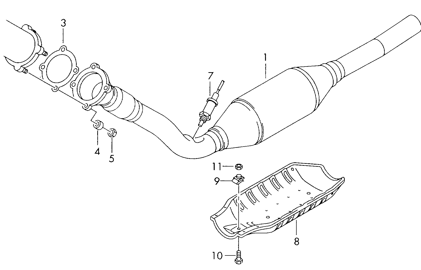 AUDI 1J2253058QX - Катализатор autospares.lv