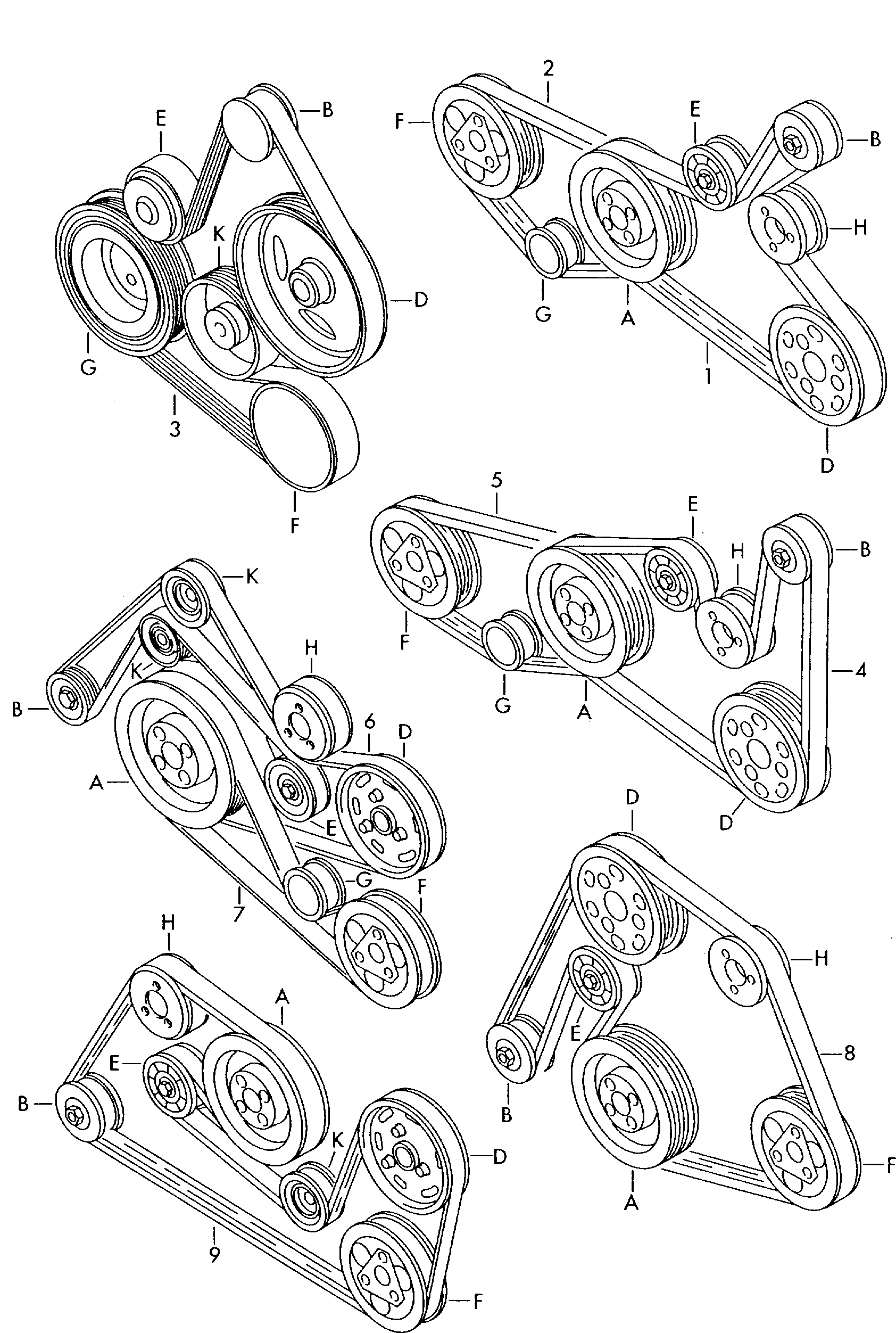 VAG 059260849D - Поликлиновой ремень autospares.lv