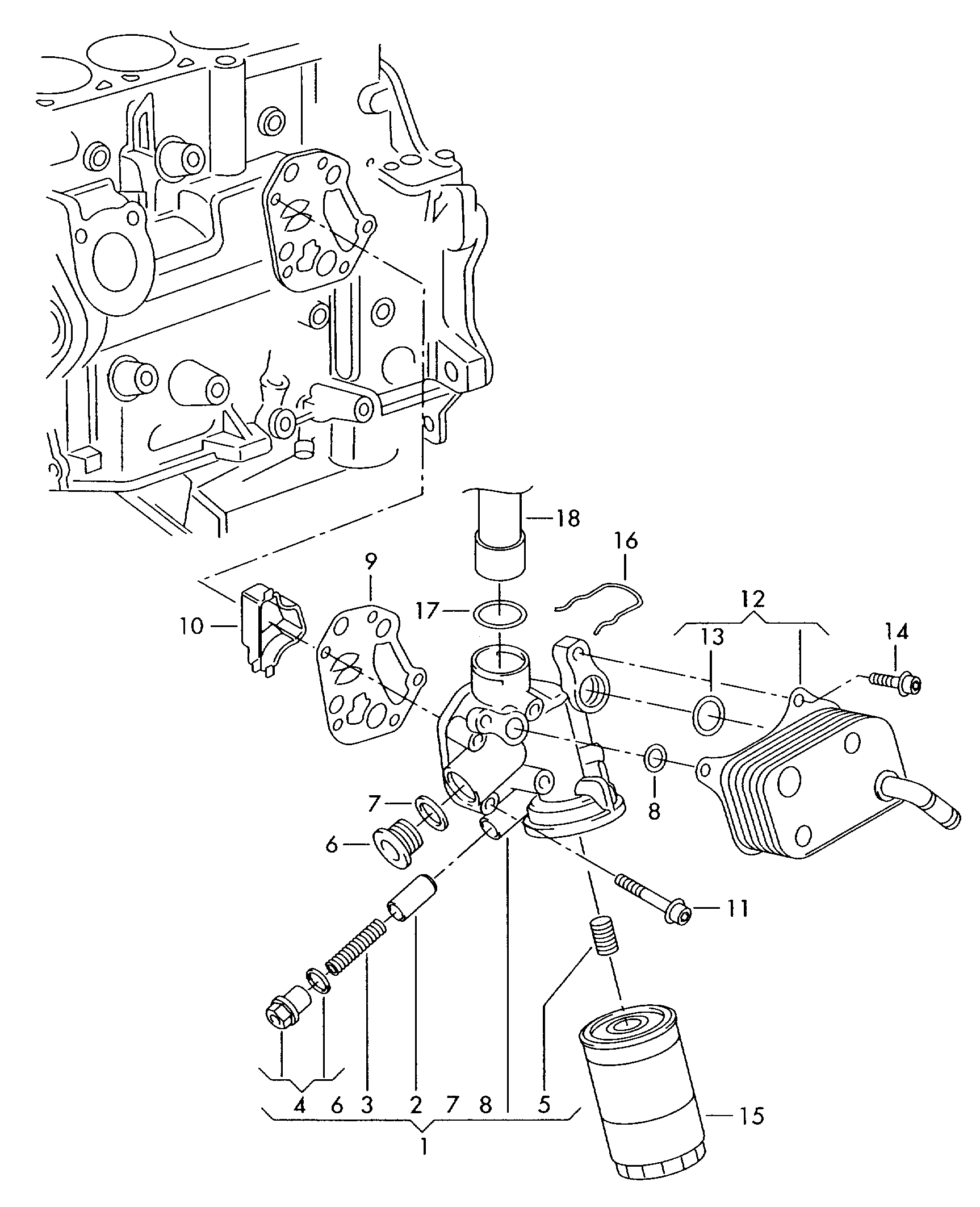 AUDI 06B 117 021 - Масляный радиатор, ступенчатая коробка передач autospares.lv