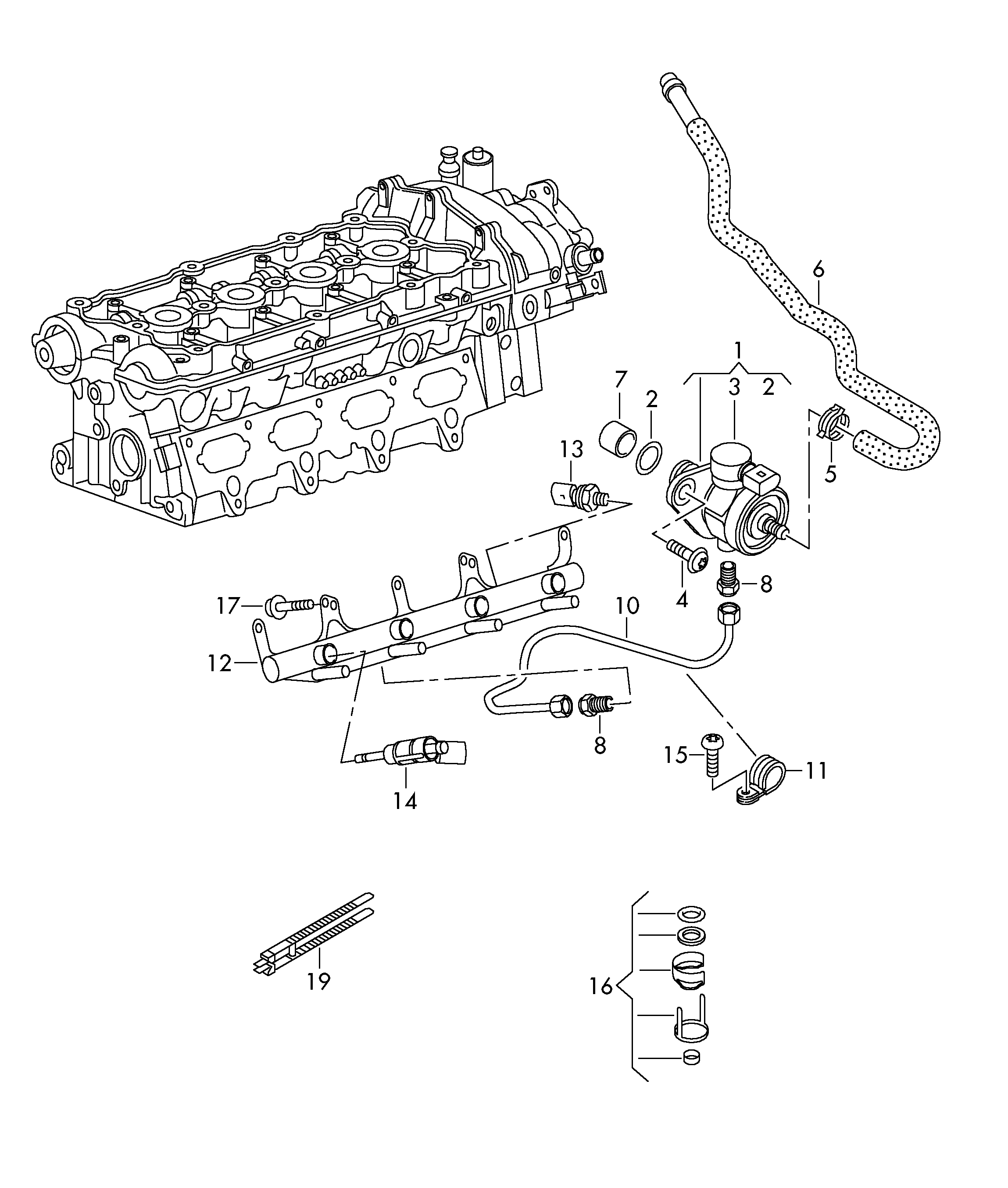 AUDI 03C 127 311 - Прокладка, топливный насос autospares.lv