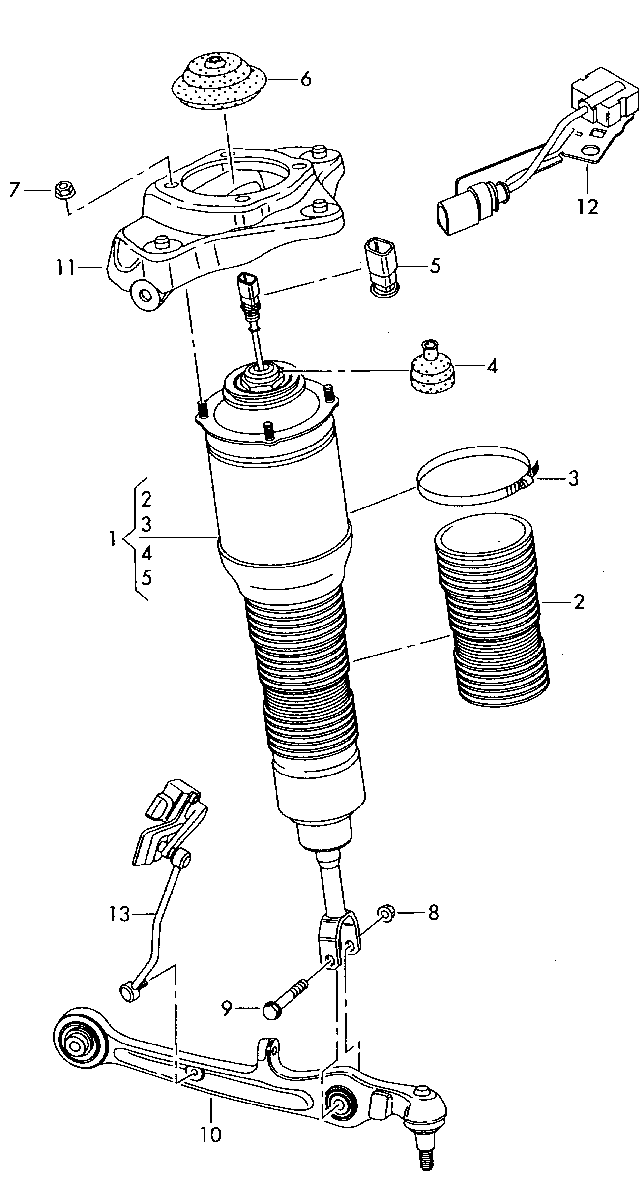 VAG 4E0616039AH - Амортизатор autospares.lv