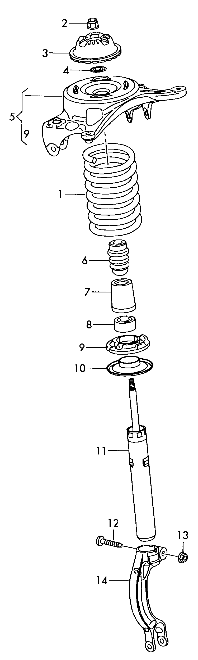 VW 8K0412109A - Отбойник, демпфер амортизатора autospares.lv