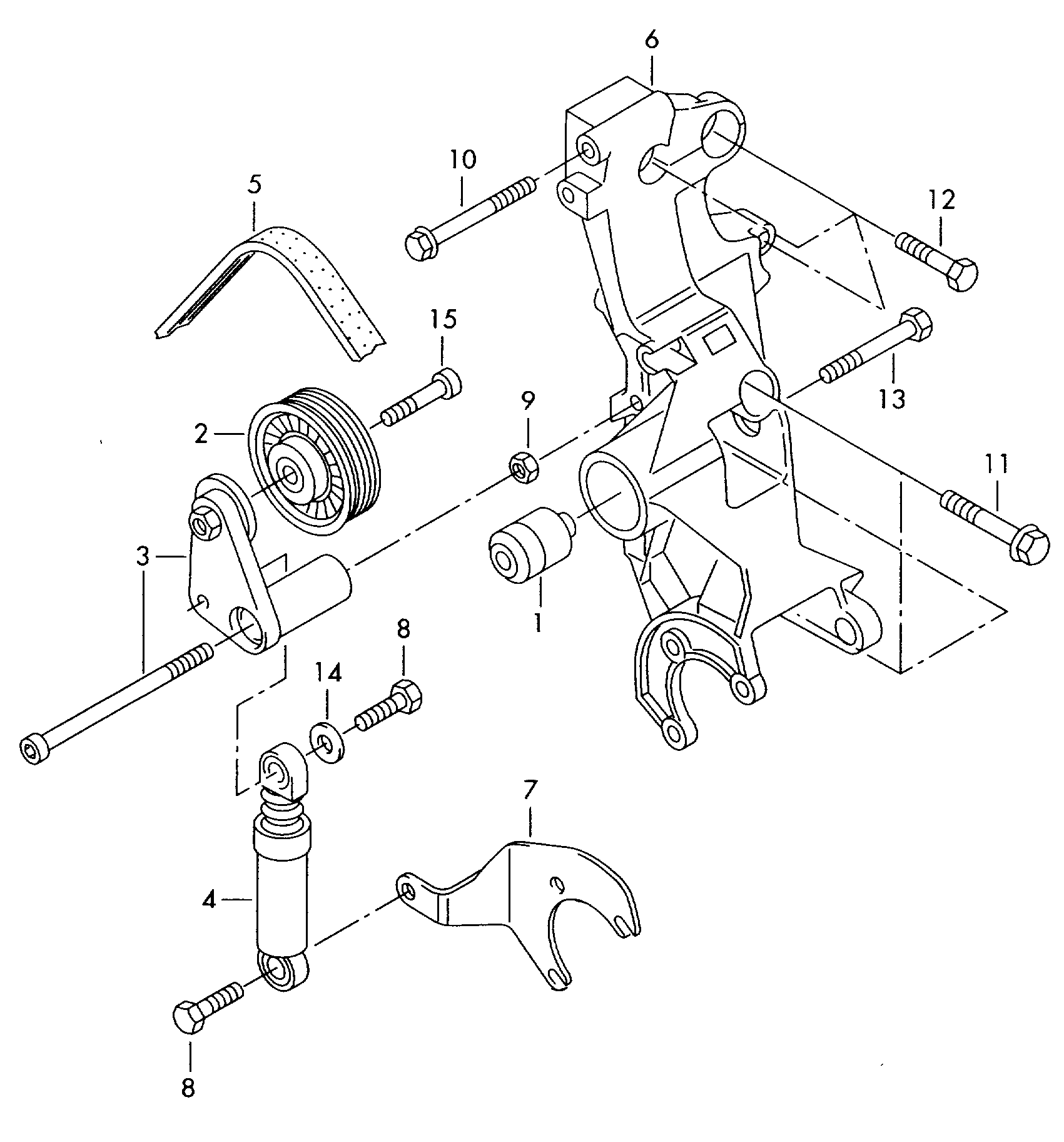 VW N 019 531 5 - Комплект зубчатого ремня ГРМ autospares.lv