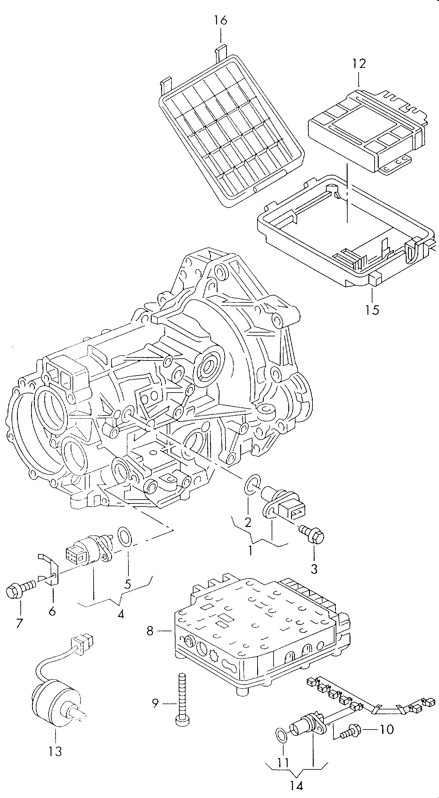 VW 357972741A - single wiring seal autospares.lv