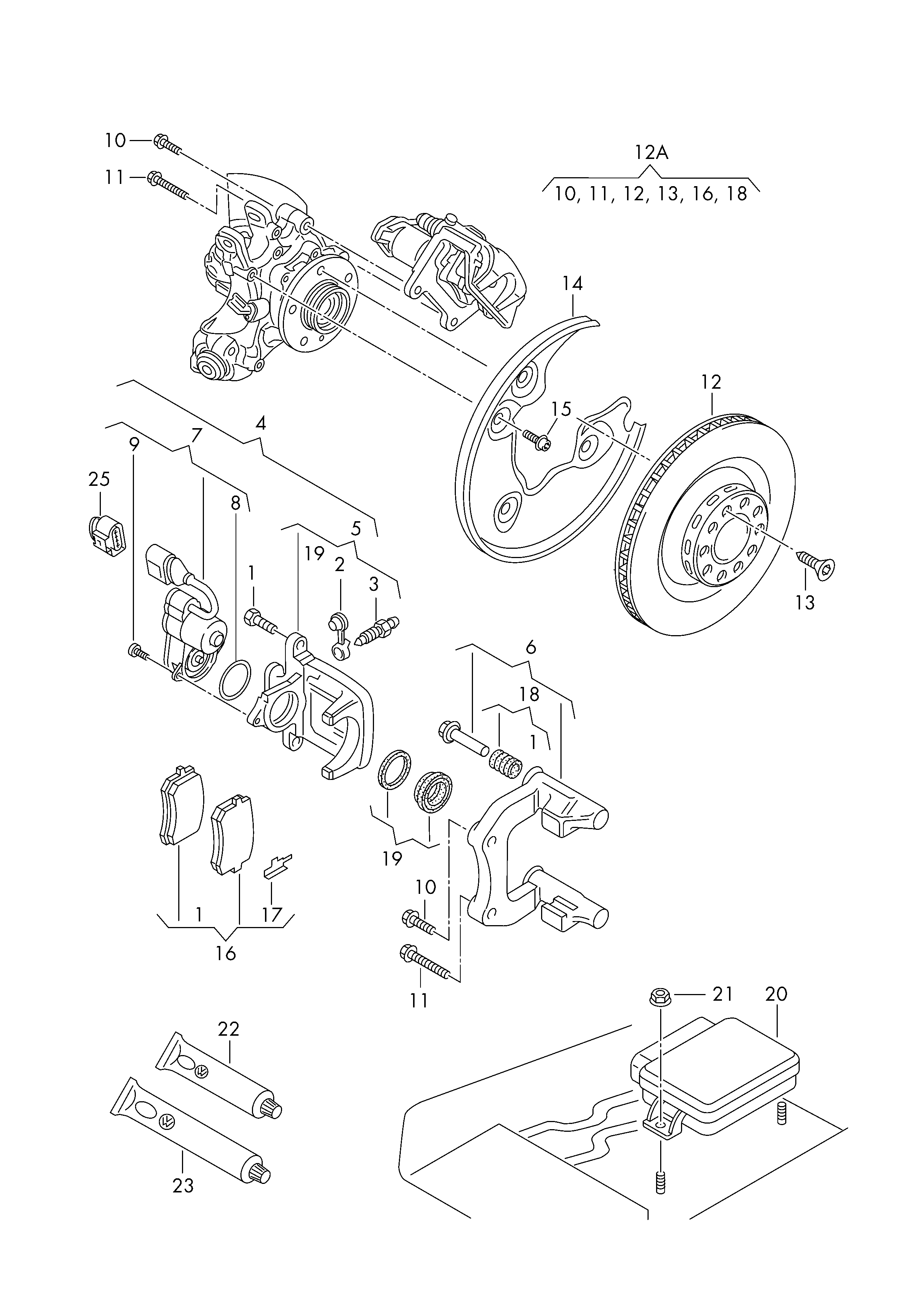 Skoda 8K0998281A - Элемент управления, стояночная тормозная система autospares.lv