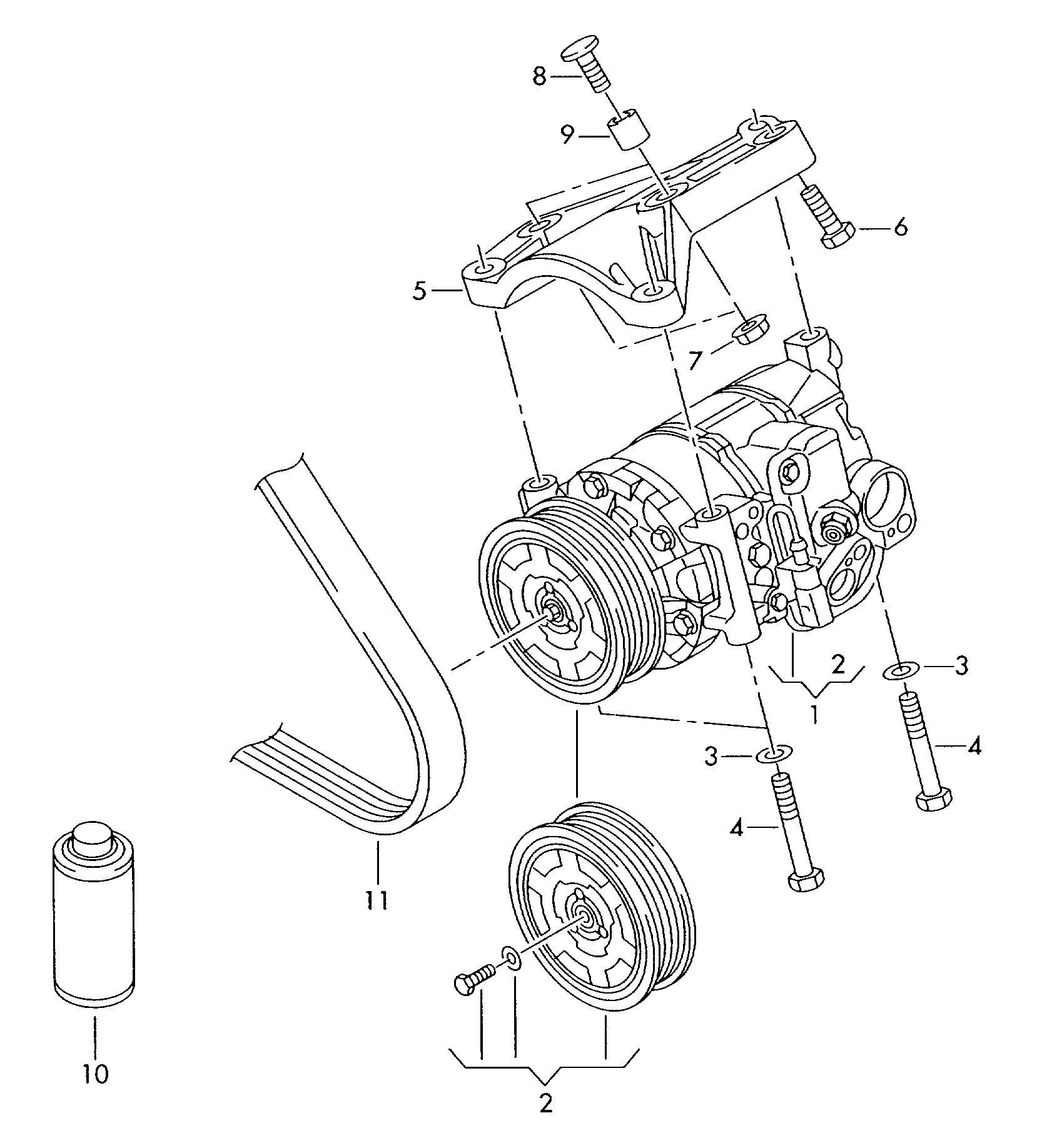 VW 4E0260805AR - Компрессор кондиционера autospares.lv