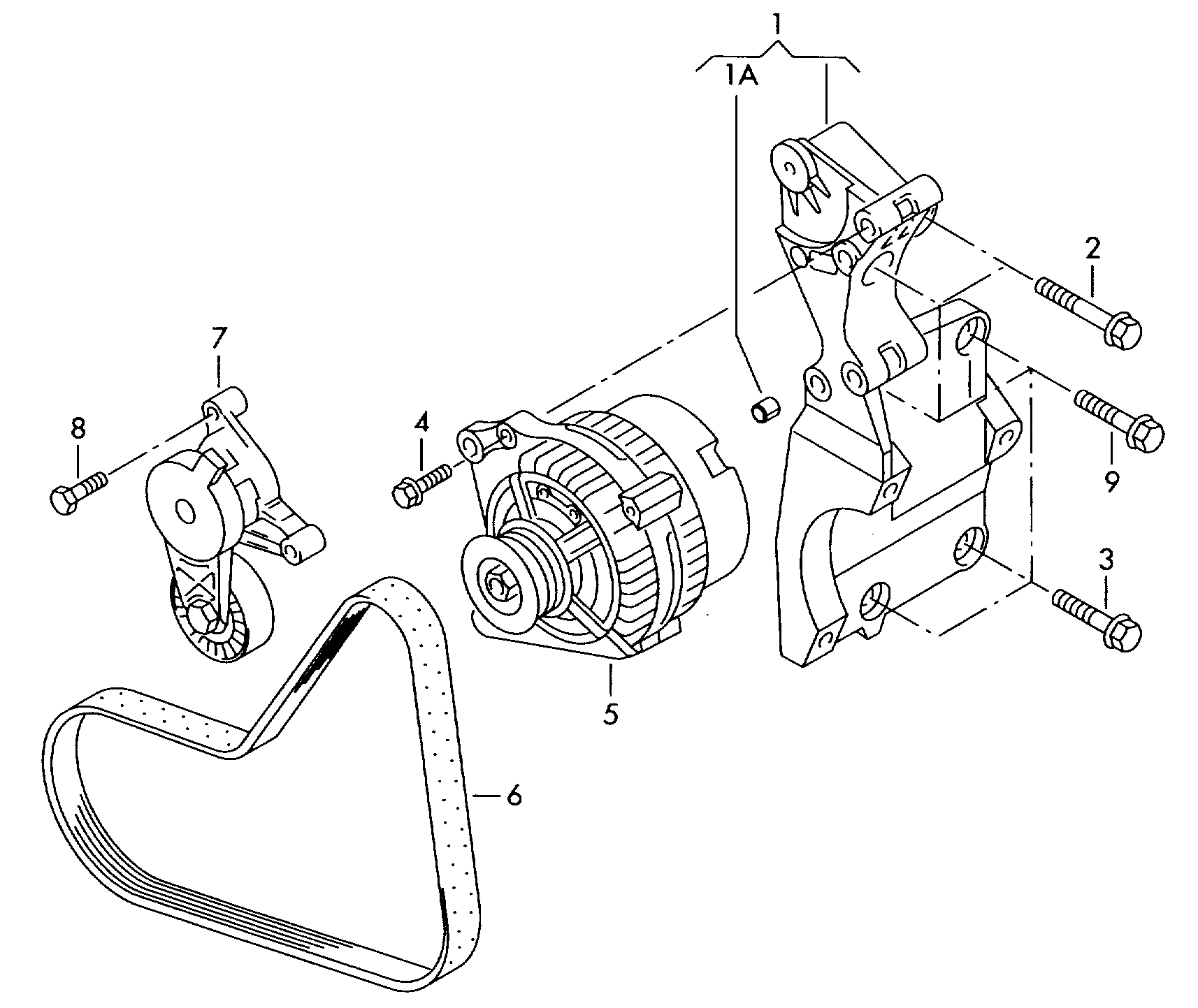 Seat 03G 109 244 A - Направляющий ролик, зубчатый ремень ГРМ autospares.lv