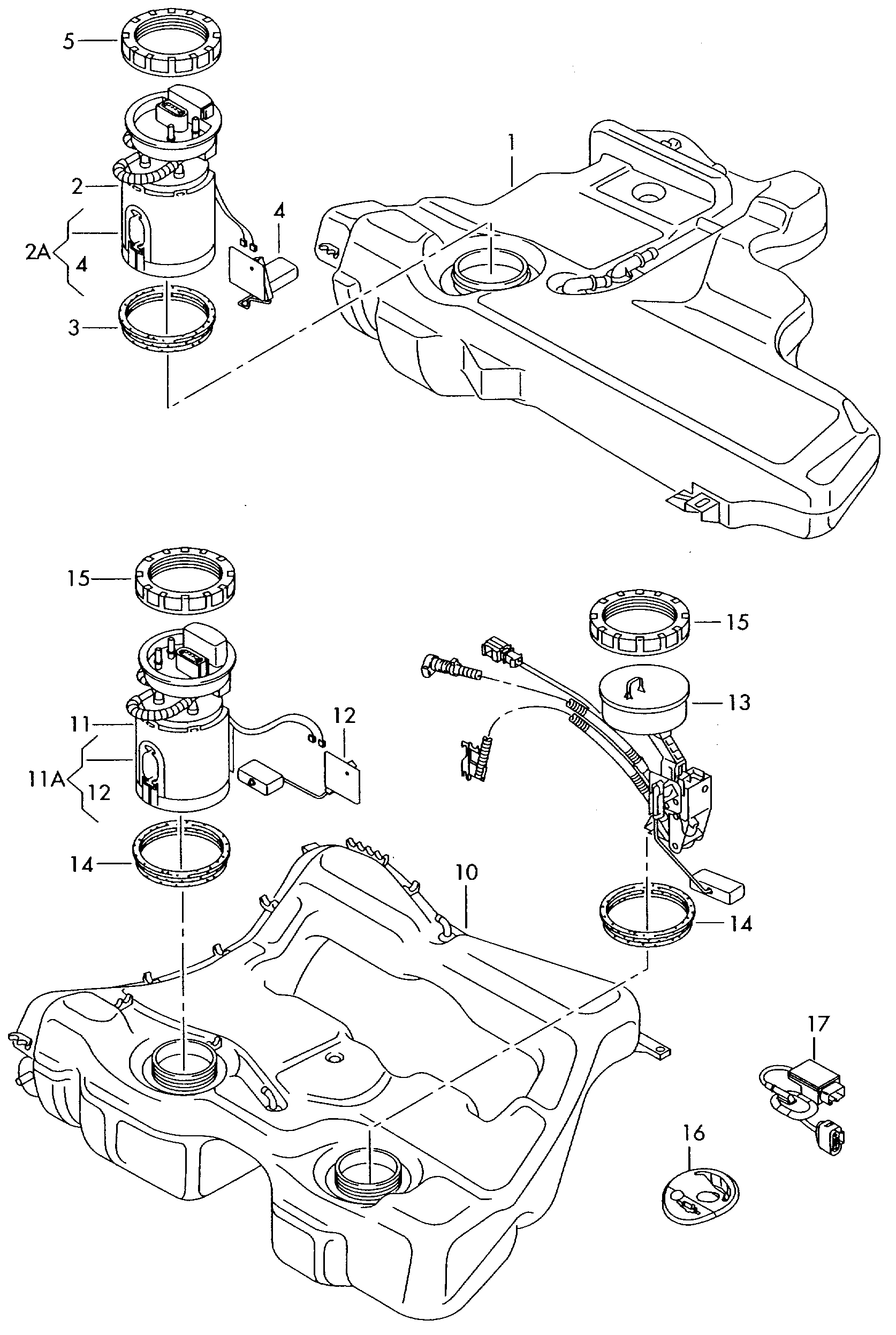 VAG 8E0919133B - Прокладка, датчик уровня топлива autospares.lv