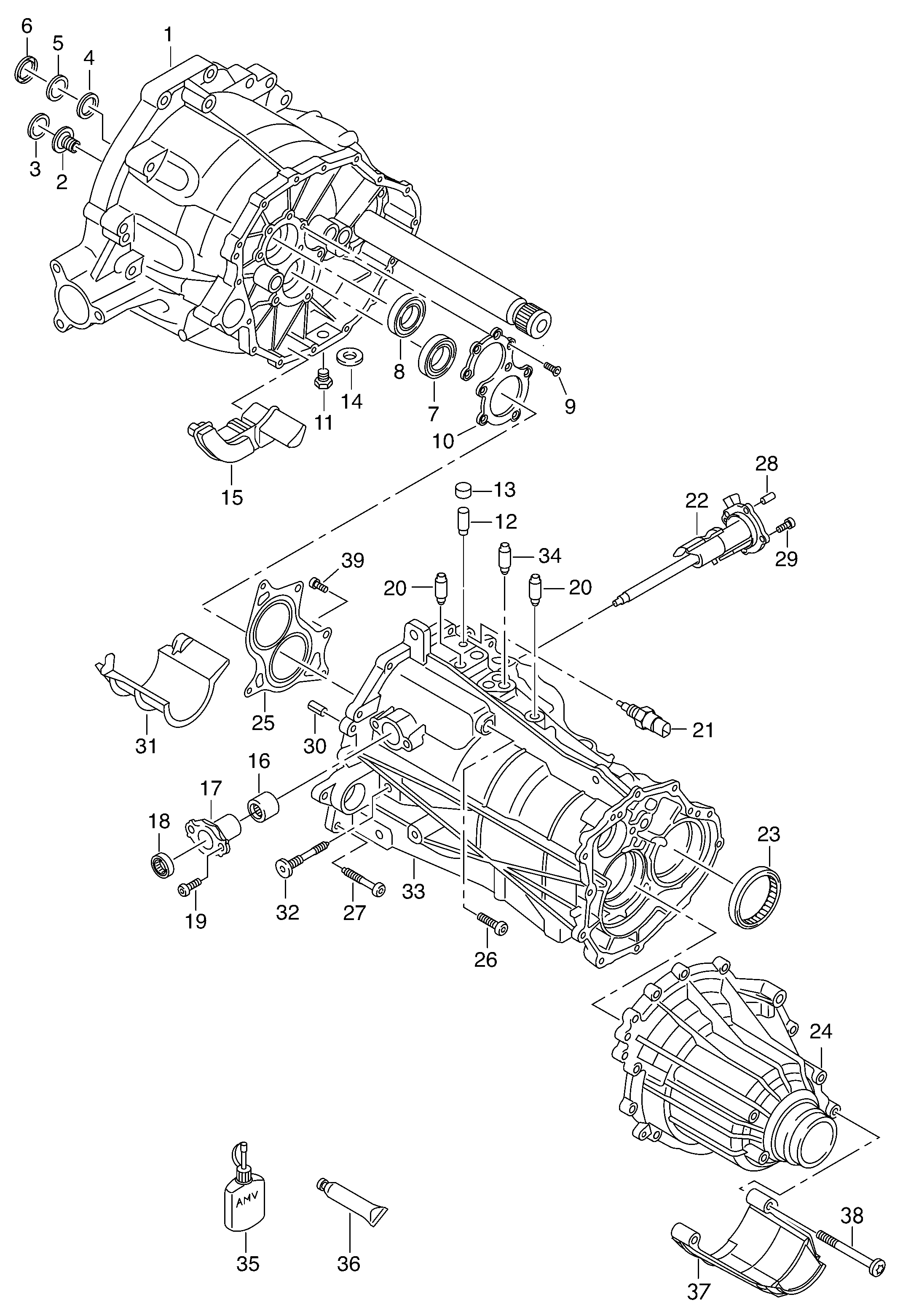 AUDI N   100 371 06 - Резьбовая пробка, картер коробки передач autospares.lv