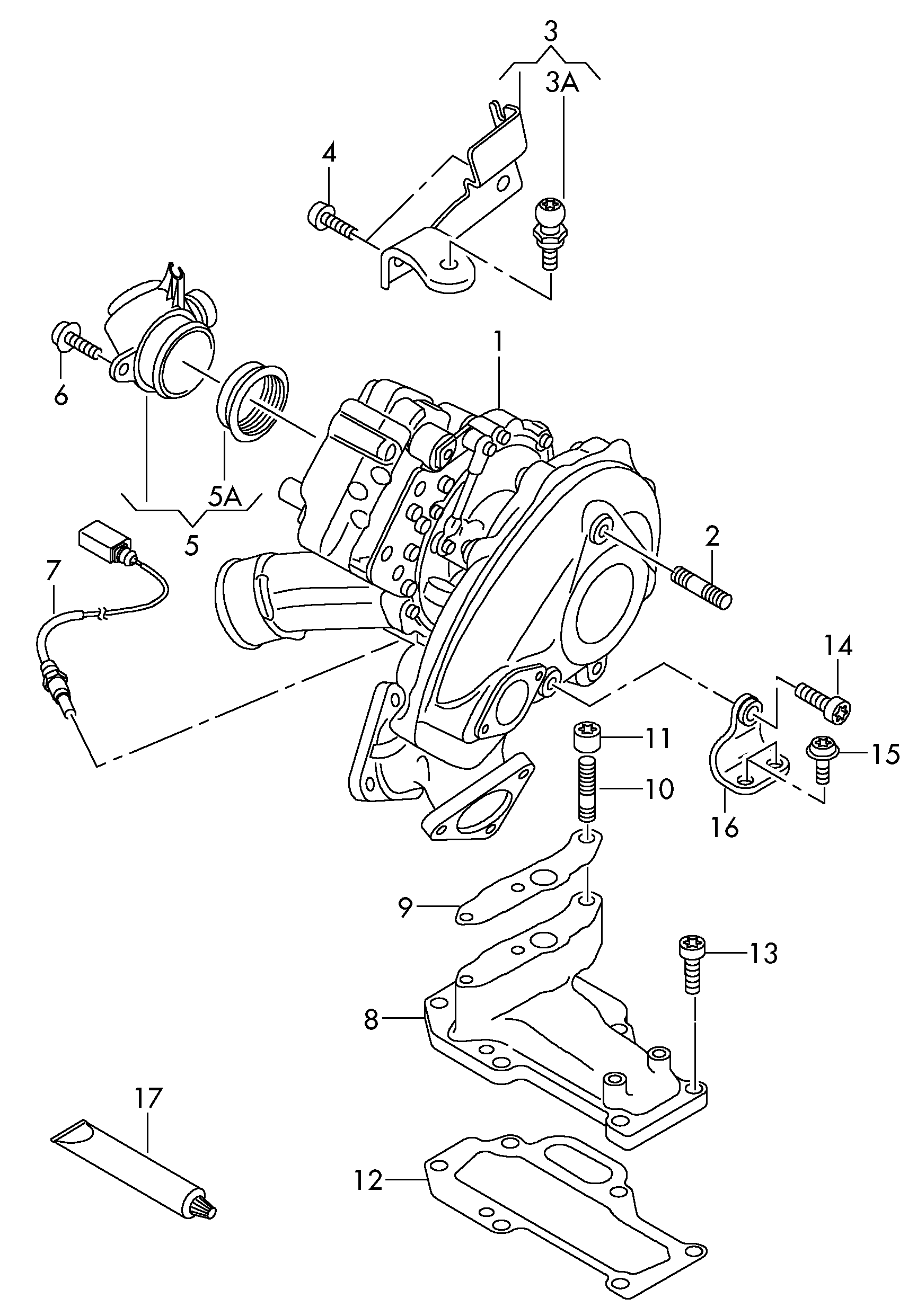 VAG 059145874C - Турбина, компрессор autospares.lv