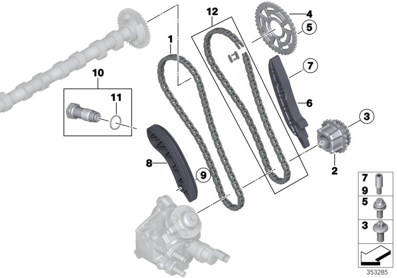 Mini 11 31 8 586 699 - Натяжитель цепи ГРМ autospares.lv