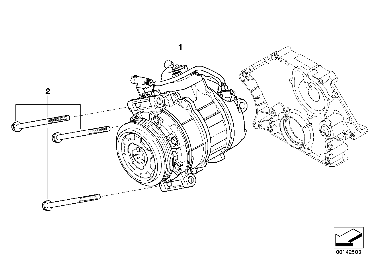 OM 64526956715 - Компрессор кондиционера autospares.lv