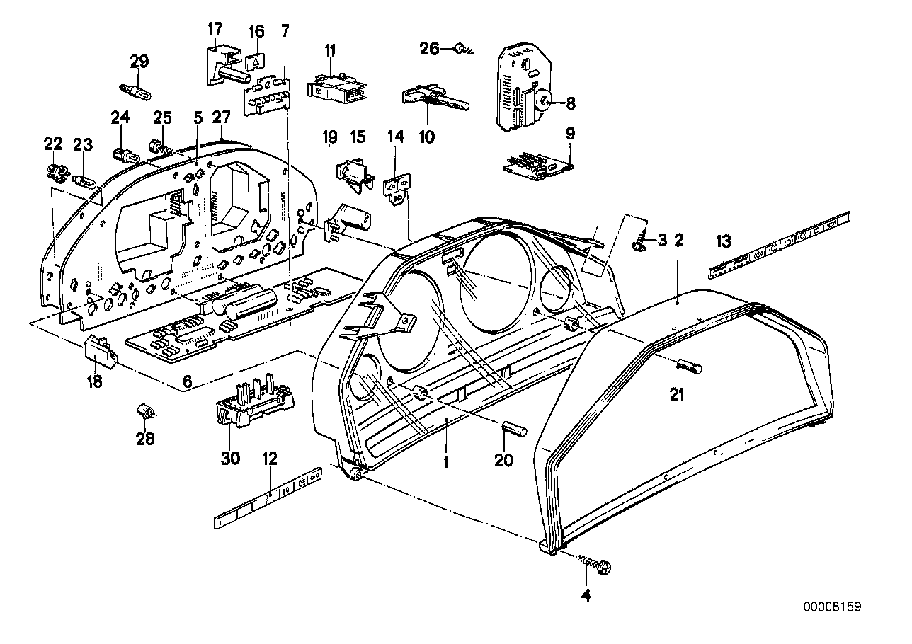 Mini 0711 9 978 372 - Лампа накаливания, освещение щитка приборов autospares.lv