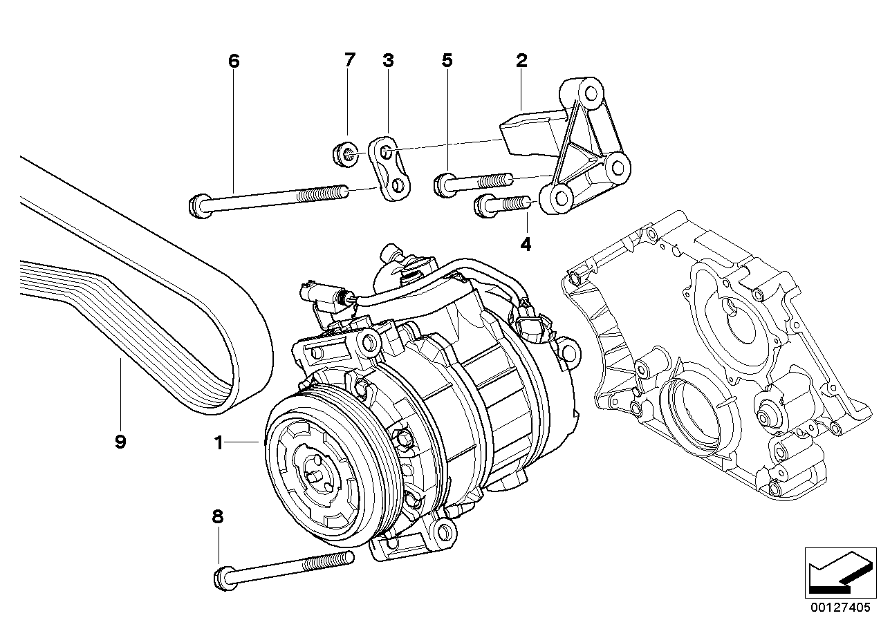 Alpina 64526953474 - Компрессор кондиционера autospares.lv