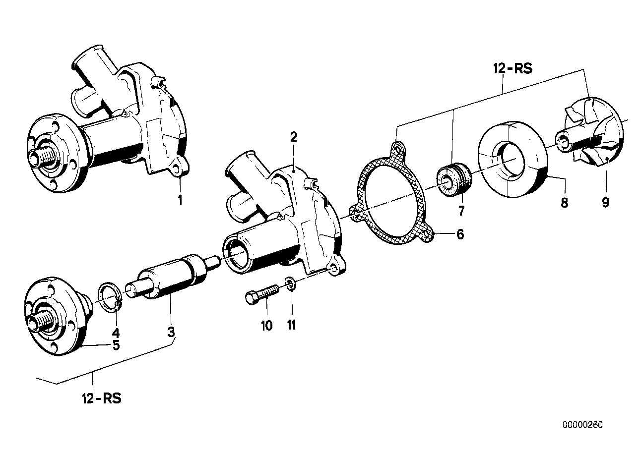 BMW Motorcycles 11 51 1 711 492 - Водяной насос autospares.lv