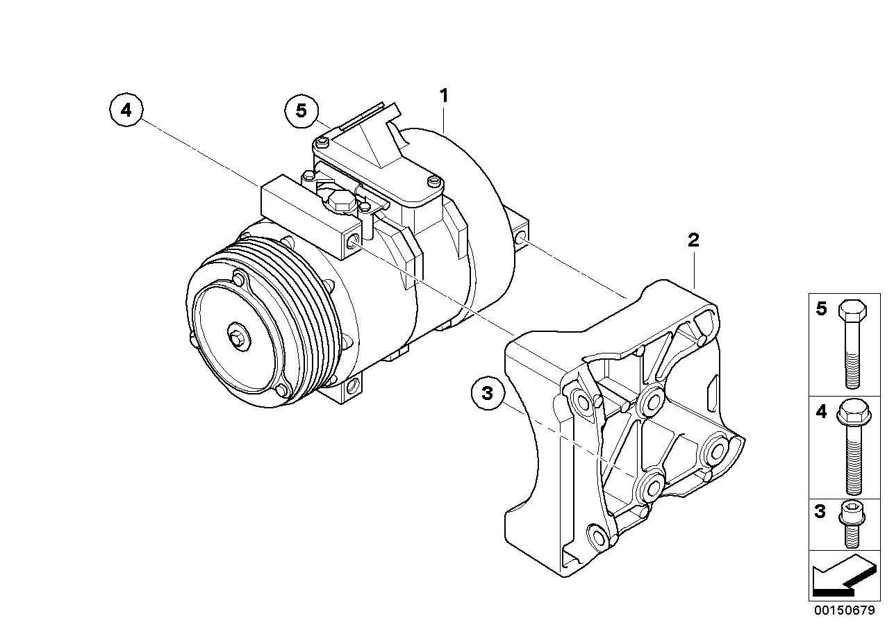 OM 64526950152 - Компрессор кондиционера autospares.lv