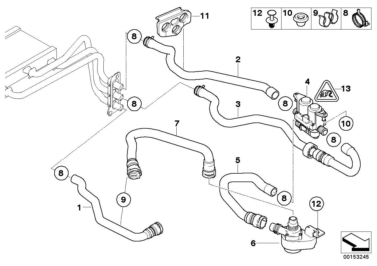 BMW Motorcycles 64 21 6 917 700 - Дополнительный водяной насос autospares.lv