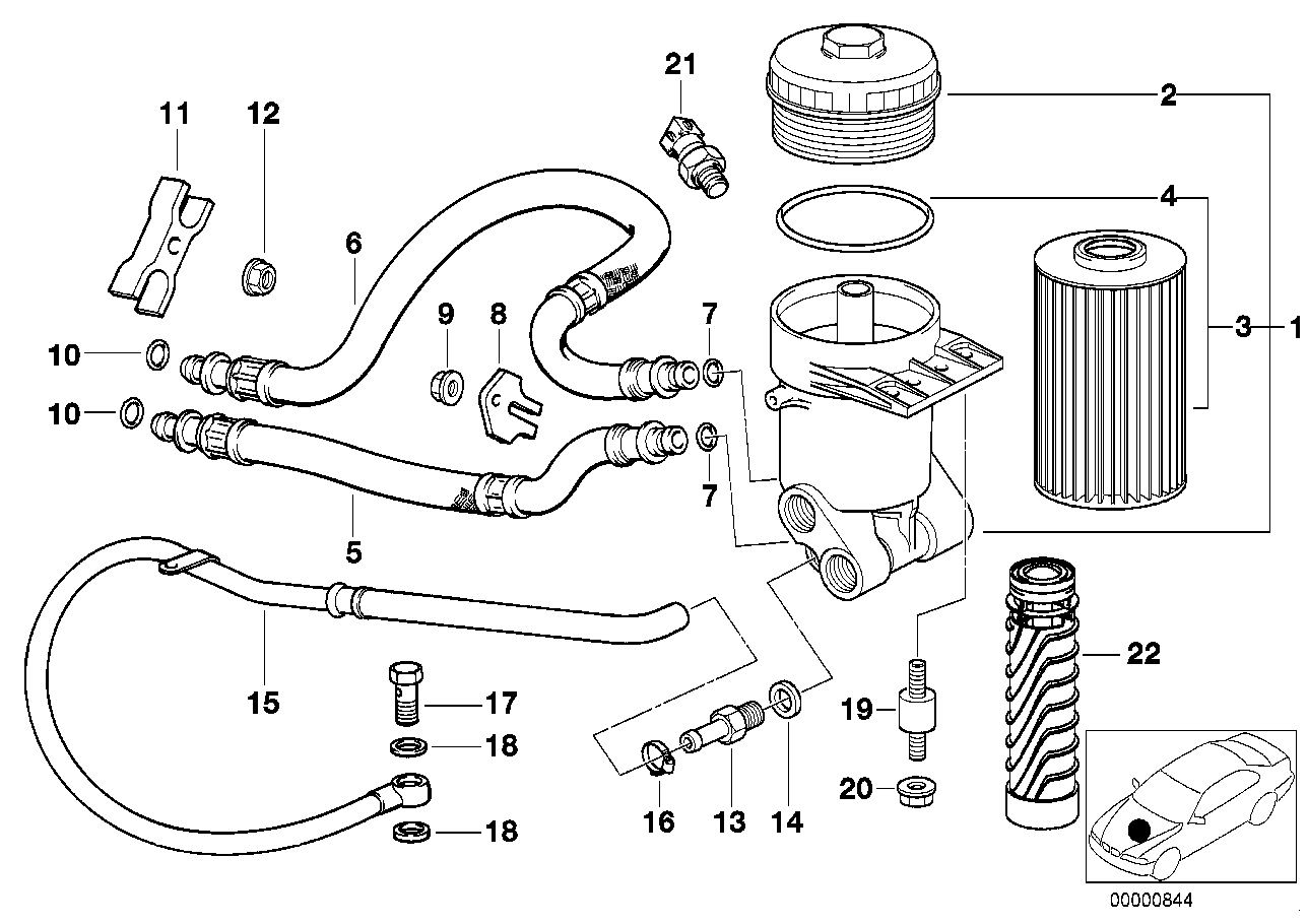 BMW 11 42 2 236 320 - Масляный фильтр autospares.lv