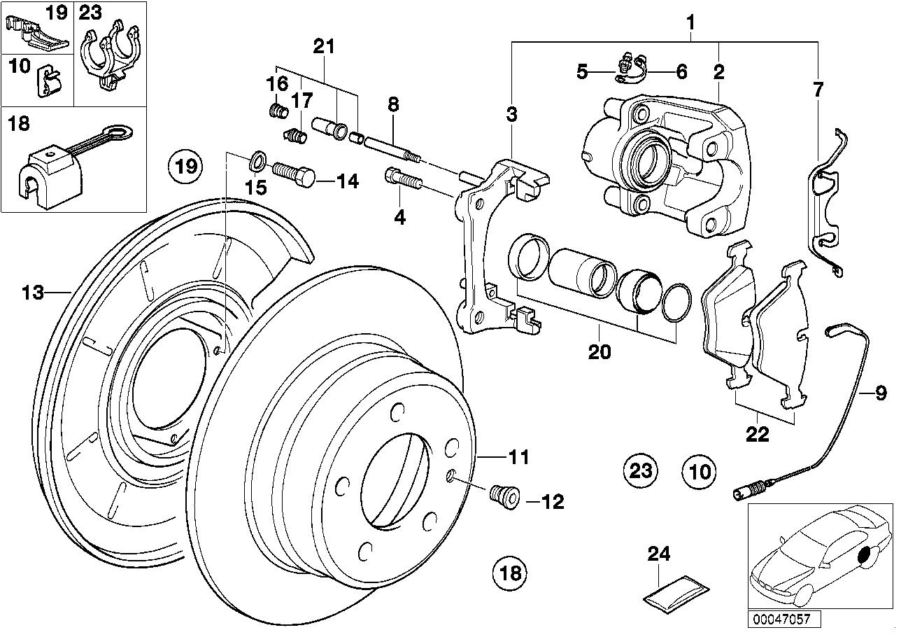 BMW 34211160927 - Тормозной суппорт autospares.lv