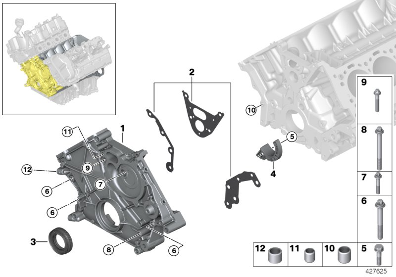 Mini 11 14 7 647 381 - Shaft seal autospares.lv