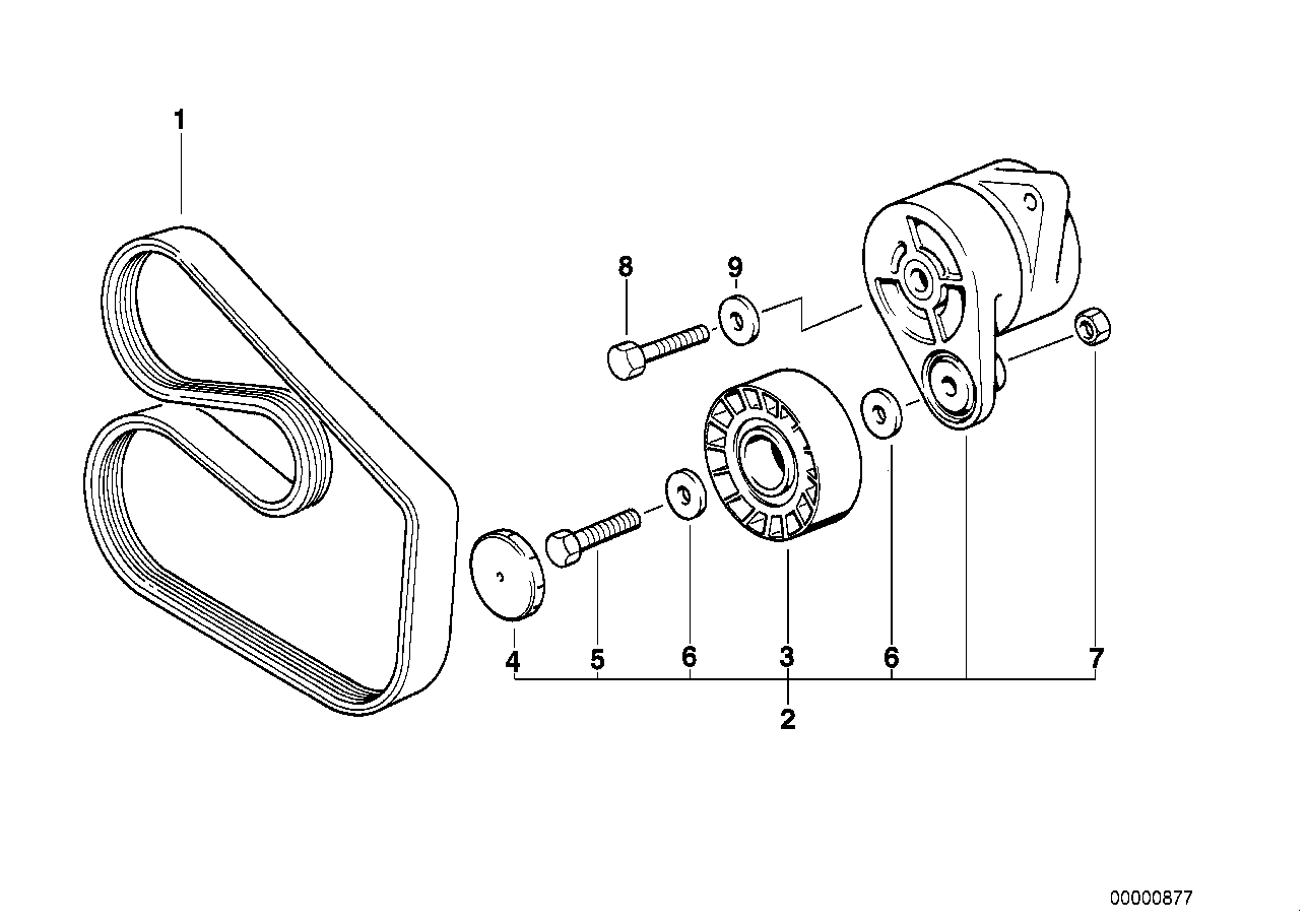 BMW 11287636378 - Поликлиновой ремень autospares.lv