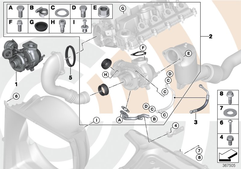BMW 11657794144* - Турбина, компрессор autospares.lv