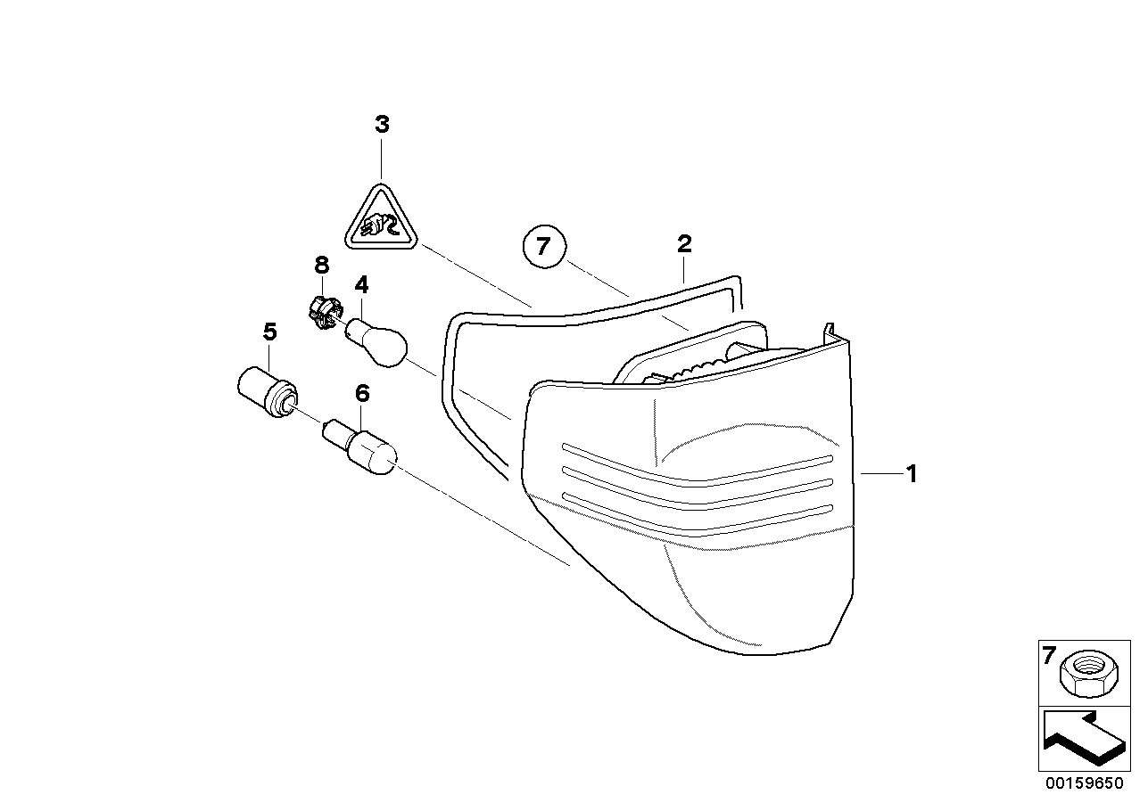 Mini 6321 7 160 935 - Лампа накаливания autospares.lv