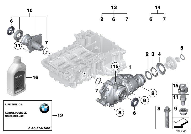 BMW 33 11 7 695 240 - Трансмиссионное масло autospares.lv