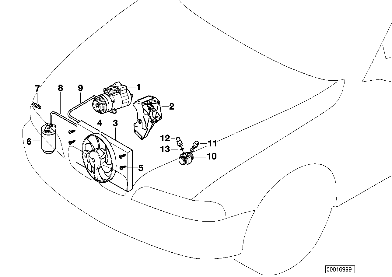 OM 64528391693 - Компрессор кондиционера autospares.lv