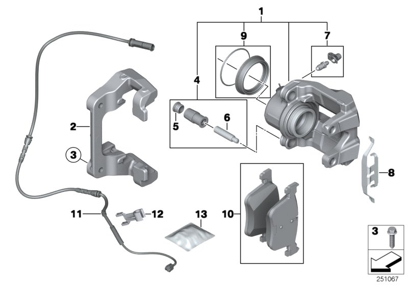 BMW 34106790921 - Тормозной суппорт autospares.lv