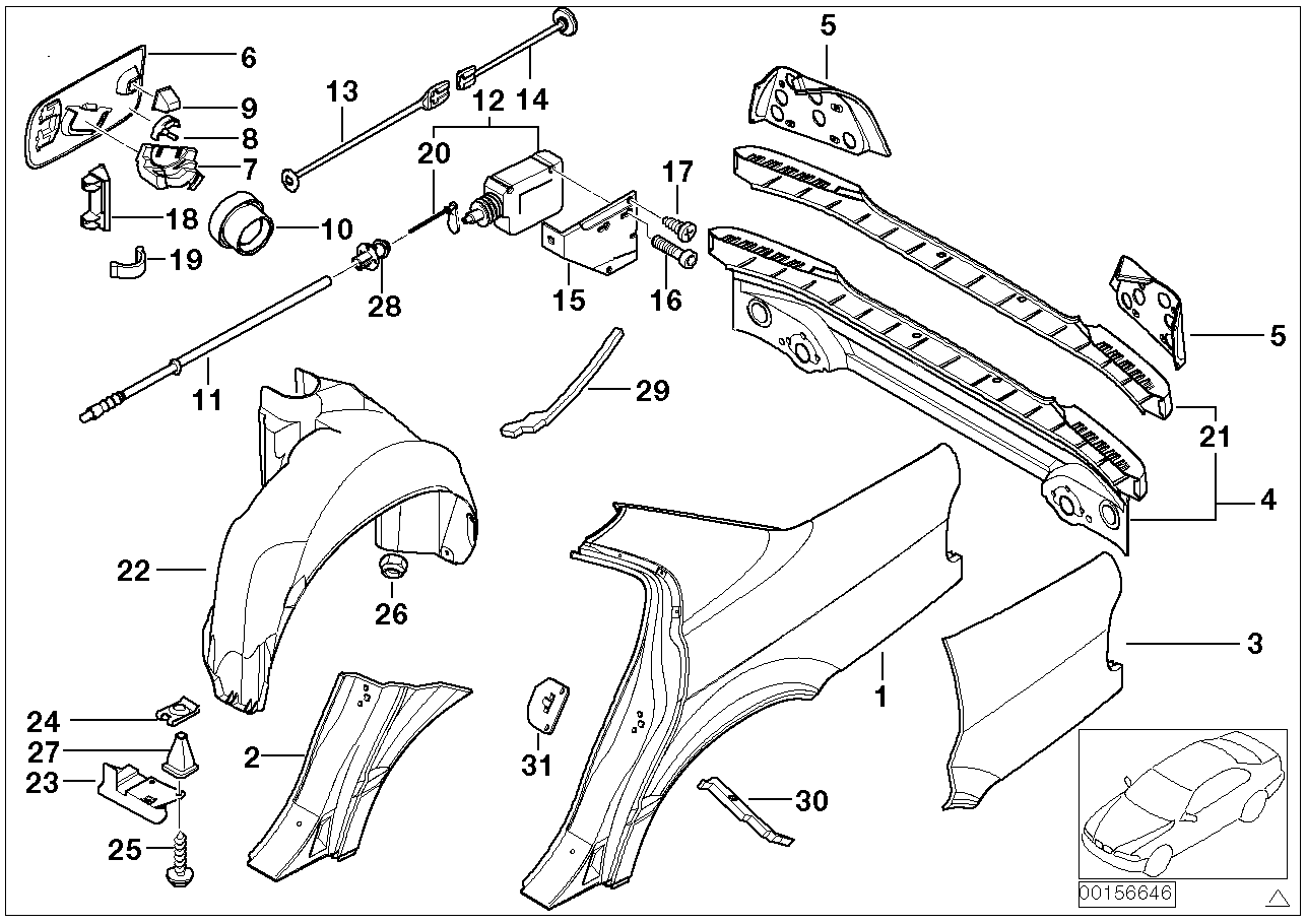 BMW 63 17 1 367 868 - Гайка autospares.lv